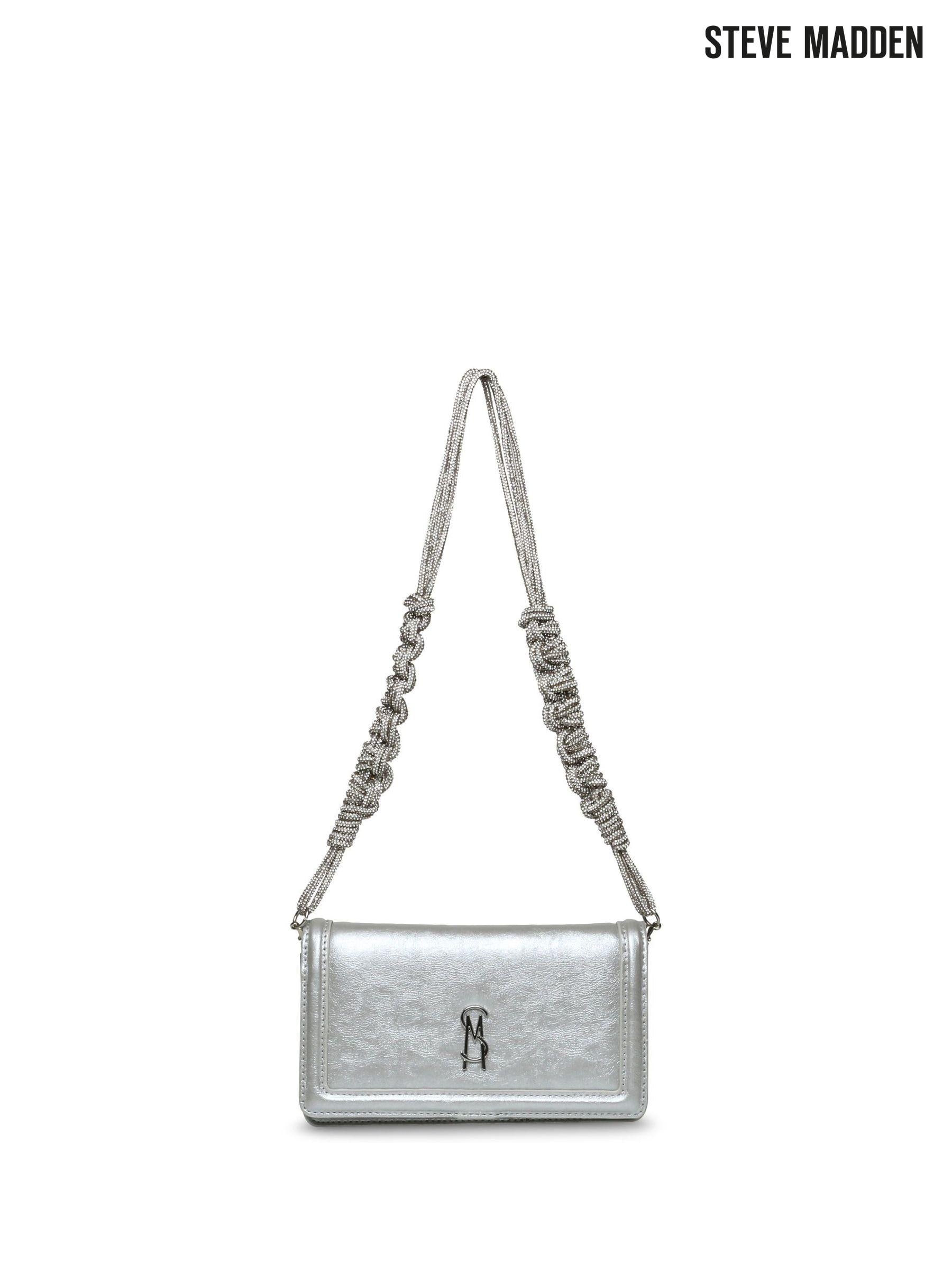 Steve madden silver clutch cheap