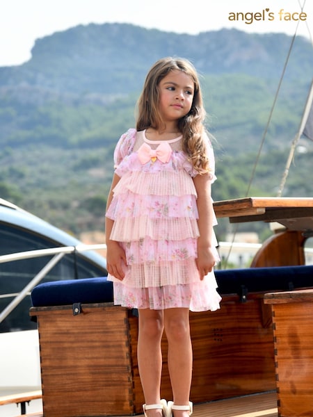 Angels Face Pink Tallulah Floral Mix Dress (E92602) | €57 - €60