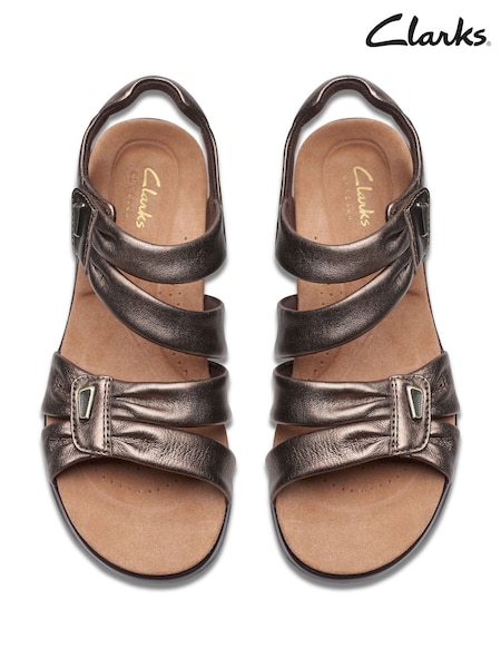 Natural - Sandale din piele Clarks Kitly Ave (E92608) | 521 LEI