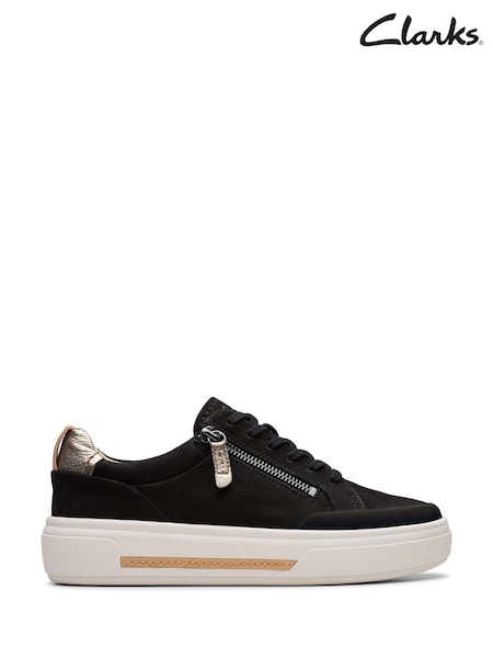 Clarks Nubuck Hollyhock Zip Shoes (E92611) | €118