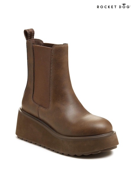 Rocket Dog Heyday PU Ankle Boots (E92779) | AED431