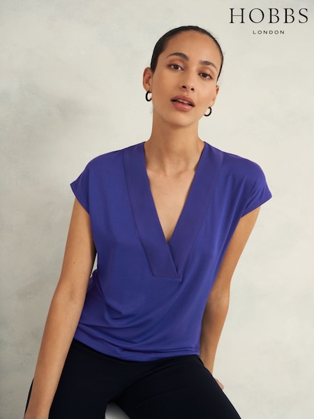 Hobbs Blue Jonie Top (E92819) | 223 QAR