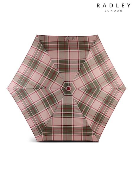 Radley London Green Autumn Check Responsible Handbag Umbrella (E92978) | €37