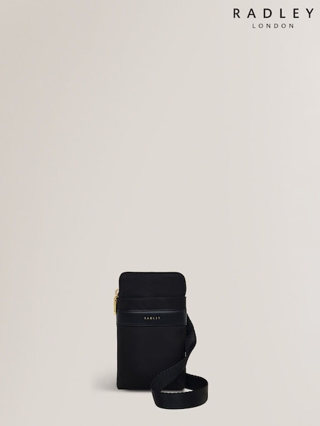 Radley London Medium Holland Park Zip Around Phone Cross-Body Black Bag (E93025) | 108 €