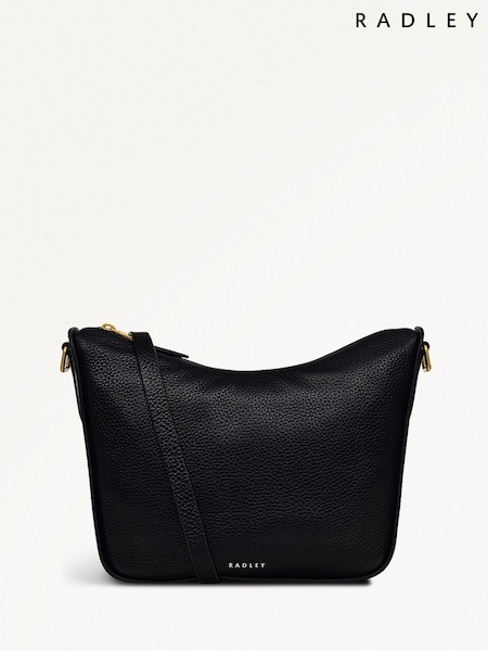 Radley London Medium Oak Street Ziptop Cross-Body Black Bag (E93033) | R$ 1,965