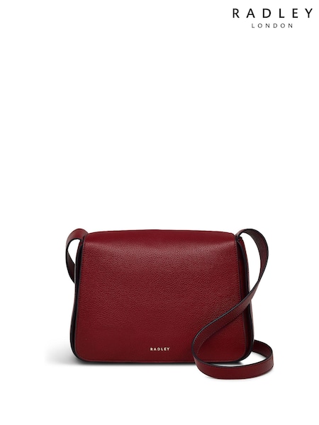 Radley London Medium Red Westwell Lane Flapover Cross-Body Bag (E93043) | AED754