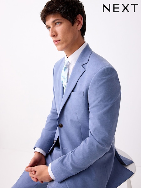 藍色 - 修身剪裁 - Motionflex Stretch Suit Jacket (E93189) | HK$681
