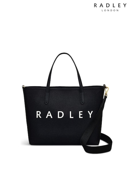 Radley London Medium Southwell Gardens Open-top Grab Black Bag (E93342) | ‏749‏₪