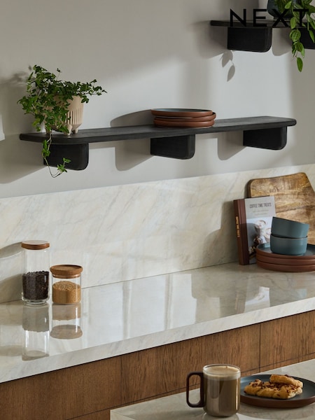 Black Large Chunky Display Shelf (E93402) | OMR22
