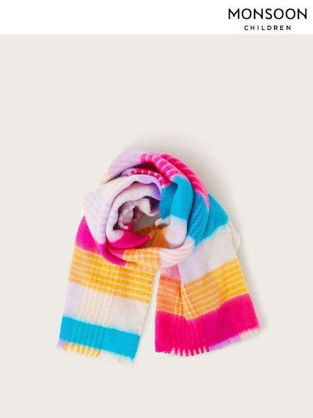 Monsoon Pink Check Blanket Scarf (E93411) | €23