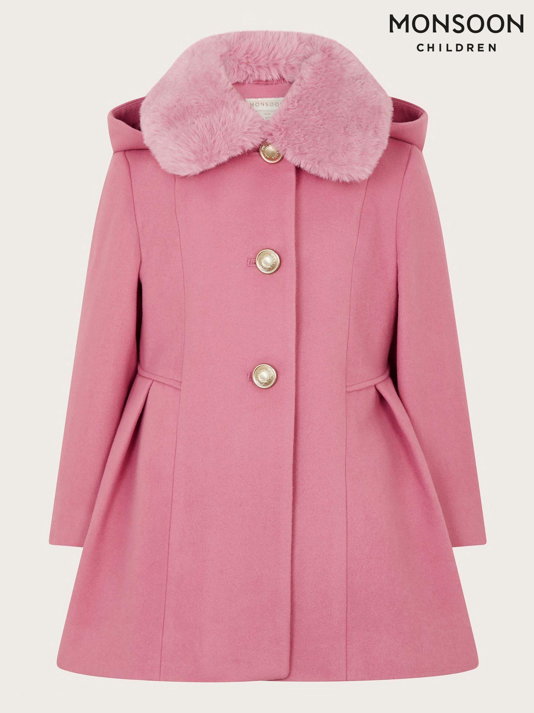 Girls Monsoon Pink Coatsandjackets Next Turkey