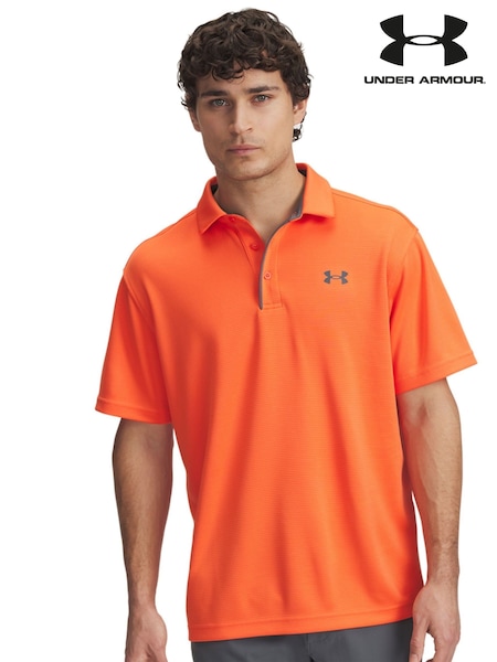 أحمر - Under Armour Golf Tech Polo Shirt (E93468) | ‏204 د.إ.‏