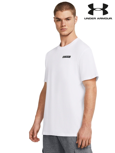 Under Armour White Heavy Weight Label T-Shirt (E93482) | R$ 405