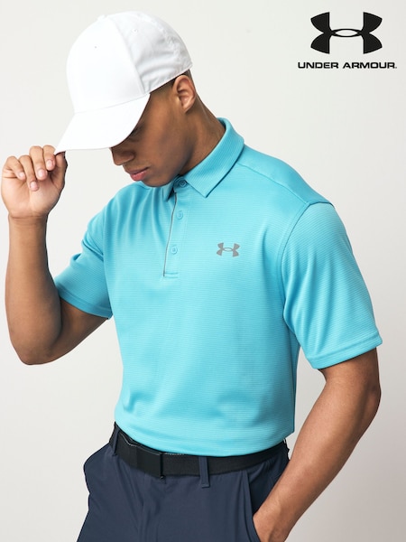 Under Armour Blue Golf Tech Polo Shirt (E93486) | €50