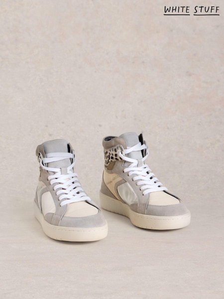 White Stuff Heidi Hi-top Trainers (E93548) | ‏25 ر.ع.‏