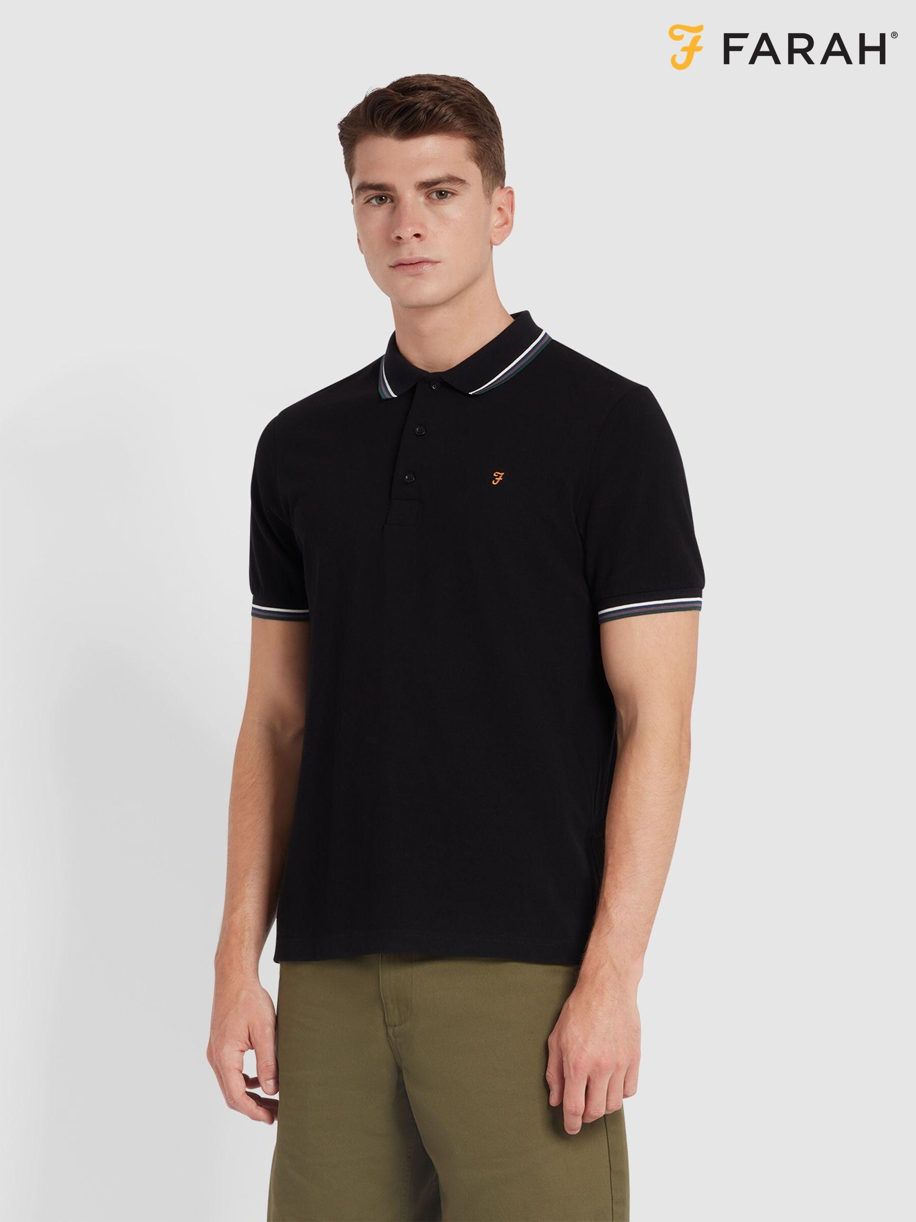 Mens farah polo shirts store