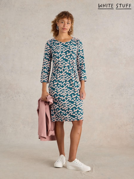 White Stuff Green Tallie Jersey Dress (E93623) | €30