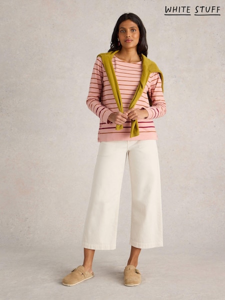 White Stuff Willow Stripe 100% Cotton Top (E93625) | 29 €