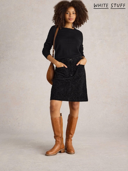 White Stuff Melody Organic Cord Skirt (E93644) | 236 LEI