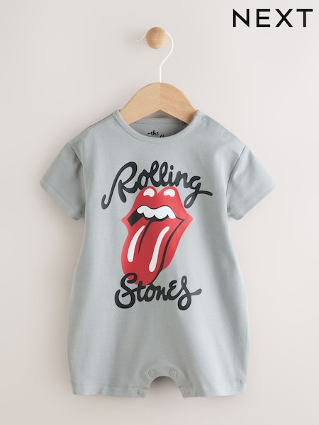 Grey The Rolling Stones Baby Romper (0mths-3yrs) (E93657) | € 23 - € 28