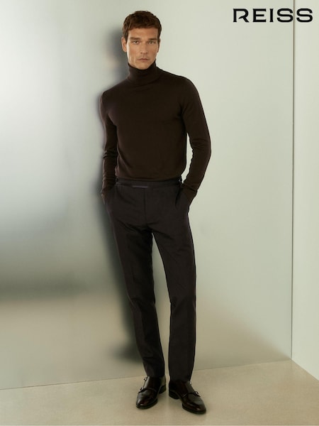 Reiss Shadow Wool Tuxedo Trousers Slim Fit (E93724) | 240 €