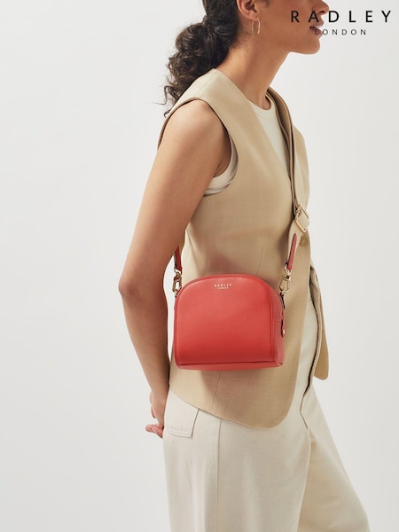 Radley London Small Red Arden Cresent Zip Around Cross-Body Bag (E93891) | 569 LEI
