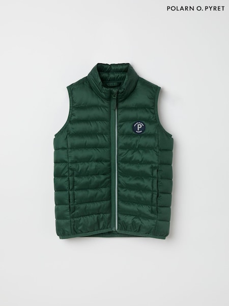 Verde - Gilet matlasat rezistent la apa Polarn O. Pyret (E93903) | 143 LEI