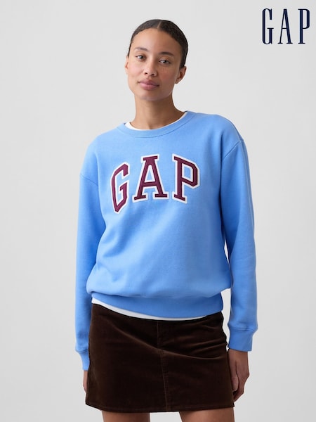 Blue/Burgundy - Gap Logo Sweatshirt