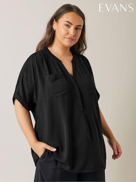 Black - Evans Overhead Utility Shirt (E93936) | 142 LEI