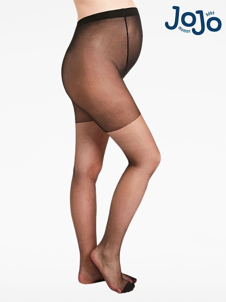 JoJo Maman Bébé Black 2-Pack 15 Denier Maternity Tights (E94182) | €20