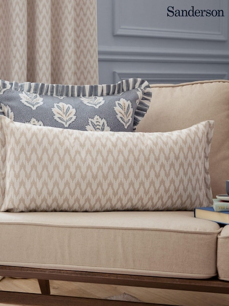 Sanderson Linen Hutton Woven Jacquard Piped Cushion (E94199) | €44