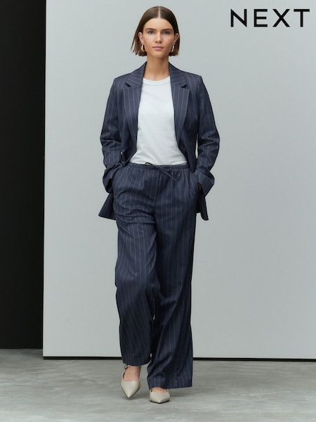 Marin - Single Breasted Pinstripe Blazer (E94282) | kr1 120