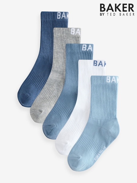 Baker by Ted Baker Boys Socks 5 Pack (E94384) | €16.50 - €17.50