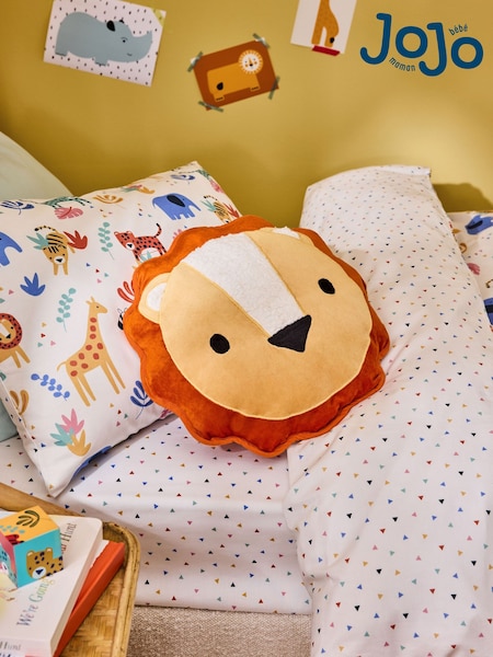 Jojo Maman Bébé Yellow Luca Lion Cushion (E94827) | €37
