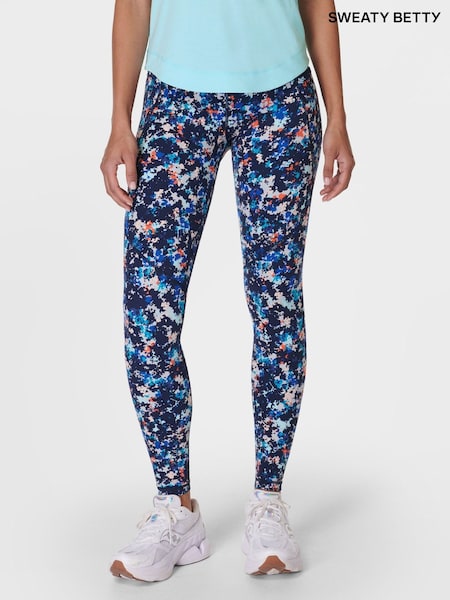 Sweaty Betty Sky Blue Power Workout Leggings (E94929) | ₪443