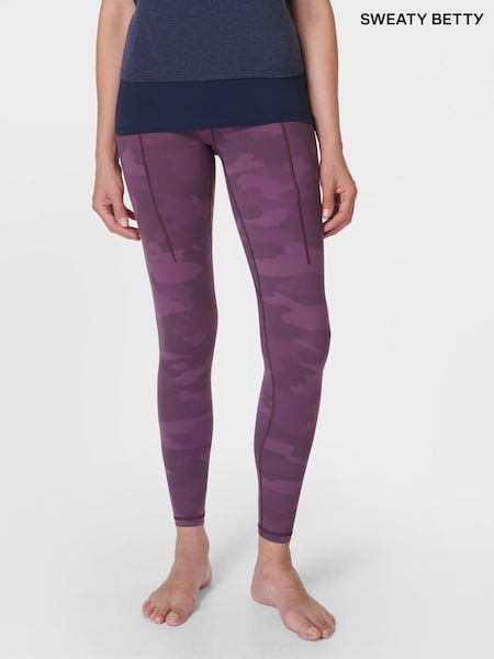 Sweaty Betty Purple Full Length Super Soft Yoga Leggings (E94963) | €58