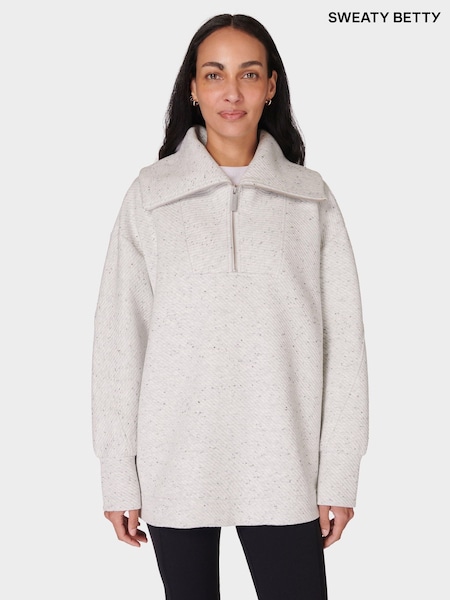Sweaty Betty Grey Radiant Half Zip Sweatshirt (E94973) | 5,708 UAH