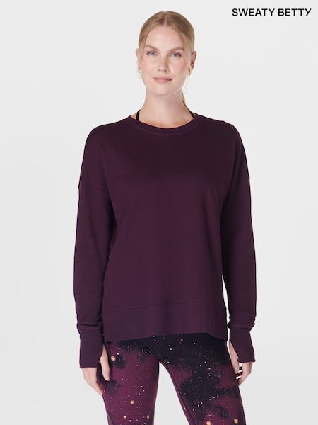 Vaalea Violetti - Sweaty Betty After Class Longline Sweatshirt (E94975) | €79