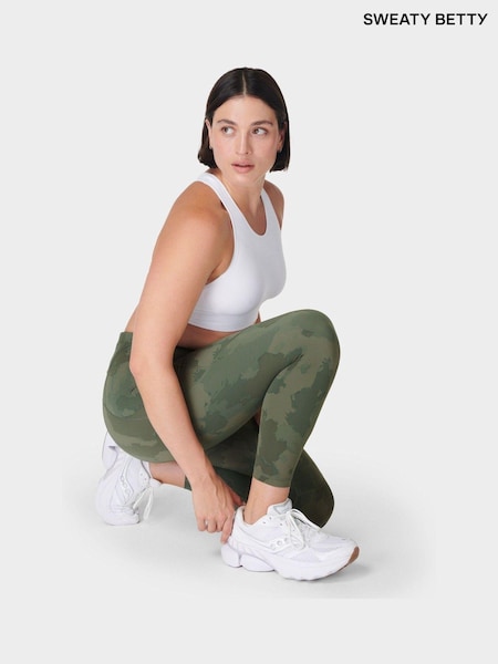 Sweaty Betty Green Power 7/8 Workout Leggings (E94979) | €125