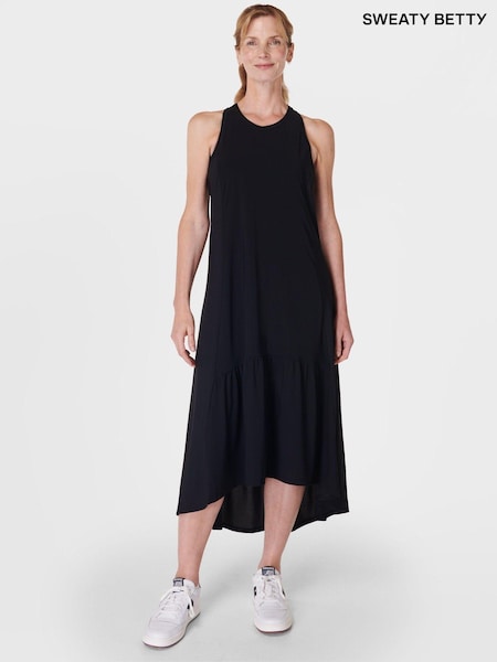 Sweaty Betty Black Explorer Ace Midi Dress (E95010) | €140