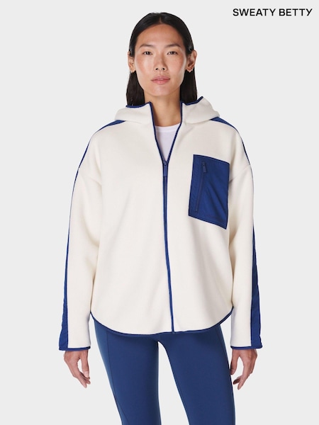 Sweaty Betty Roam Borg Zip Up Hoodie (E95026) | 564 LEI