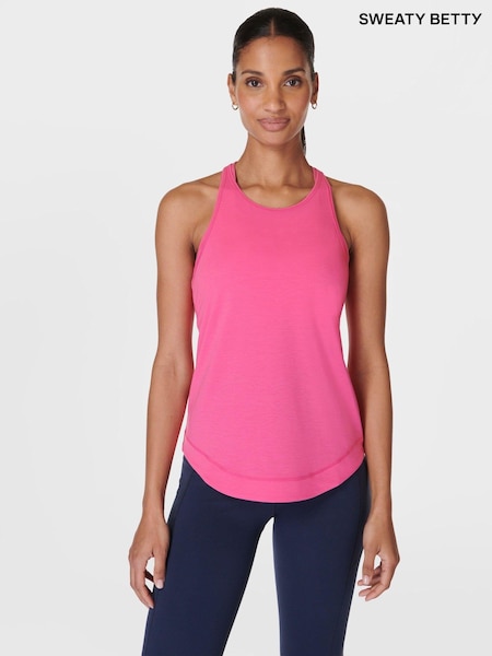 Sweaty Betty Pink Breathe Easy Run Tank Top (E95036) | €25