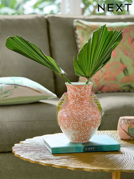 Ceramic Bird Handle Vase (E95039) | kr410