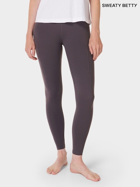 Серый - Sweaty Betty Super Soft Yoga Leggings (E95044) | €117