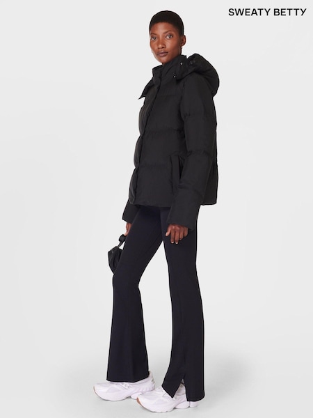 Sweaty Betty Black Nimbus Short Puffer Jacket (E95078) | ₪1,282
