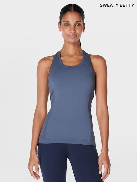 Albastru - Maiou fără cusături Sweaty Betty Athlete Workout (E95087) | 167 LEI