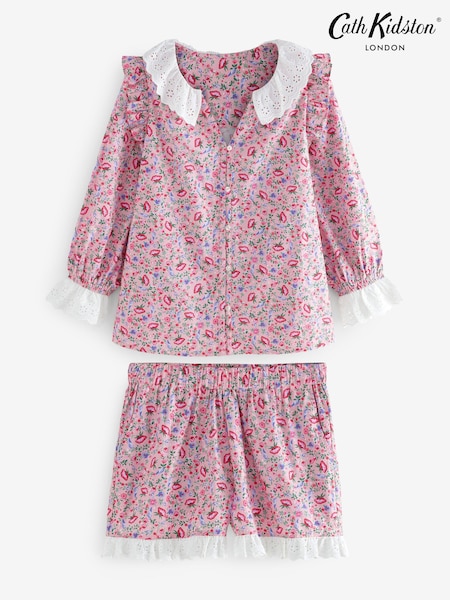 Cath Kidston 100% Cotton Broderie Pyjamas (E95145) | ‏287 ر.ق.
