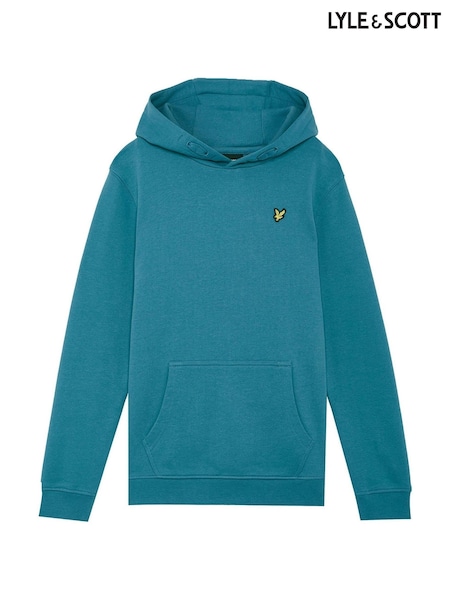 Lyle & Scott Blue Boys Pullover Hoodie (E95345) | ₪302