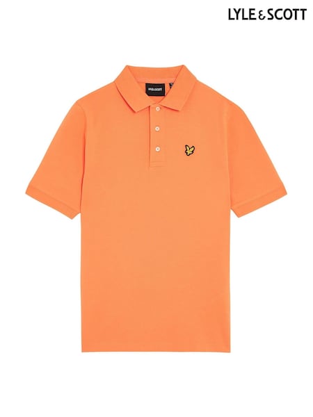 Lyle & Scott Orange Boys Classic Polo Shirt (E95362) | ₪201