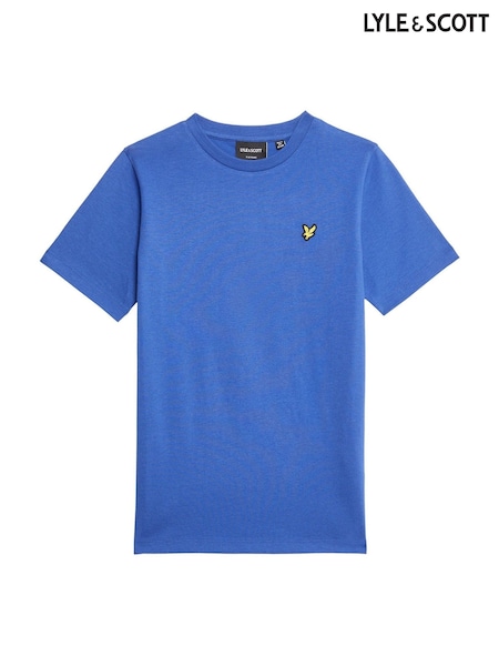 Lyle & Scott Blue Boys Essentials Crew Neck T-Shirt (E95365) | €34